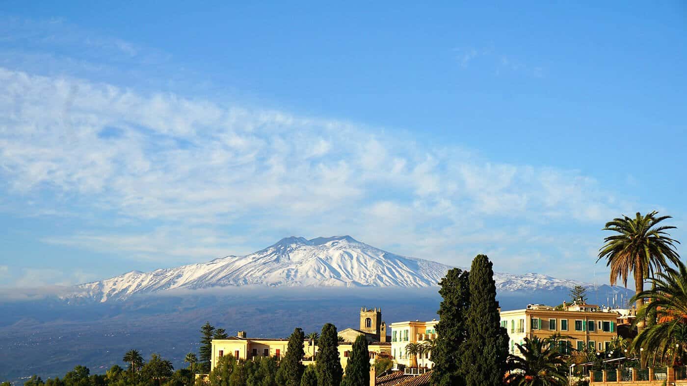 Etna Sicilien Italien vulkan
