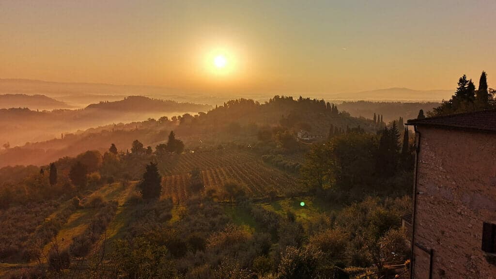 Toscana landskab