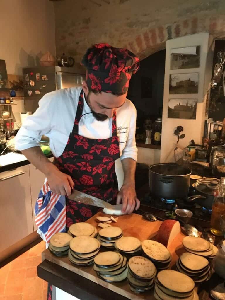 madlavningskursus privat kok Italien