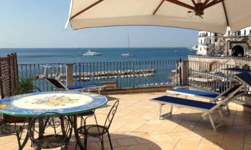 Masaniello Atrani terrasse udsigt