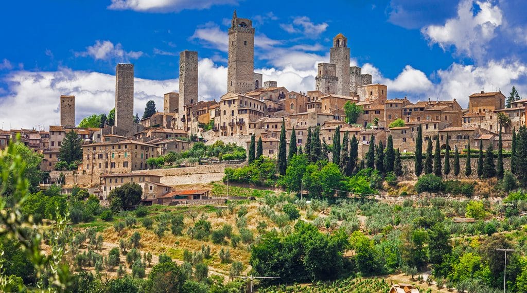 San Gimignano, Toscana, tårnenes by