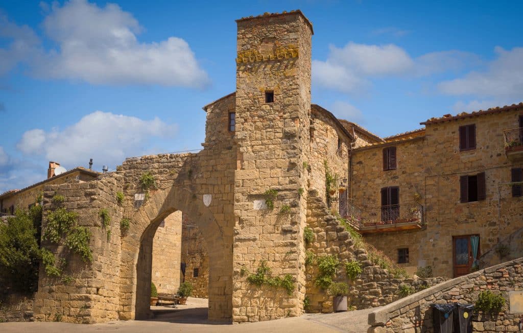 Montichiello i Toscana