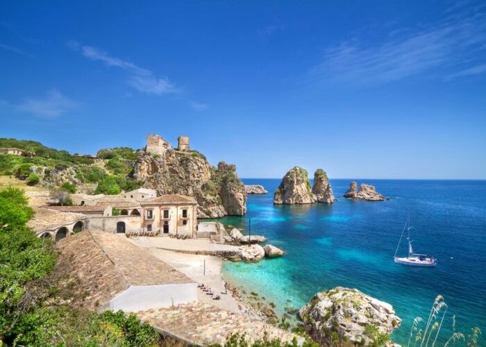 Tonnara di Scopello på Sicilien Tonnara di Scopello på Sicilien