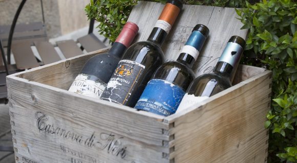 Vin i Montalcino i Toscana