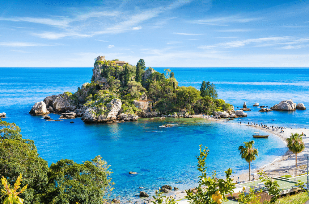 Isola Bella på Sicilien