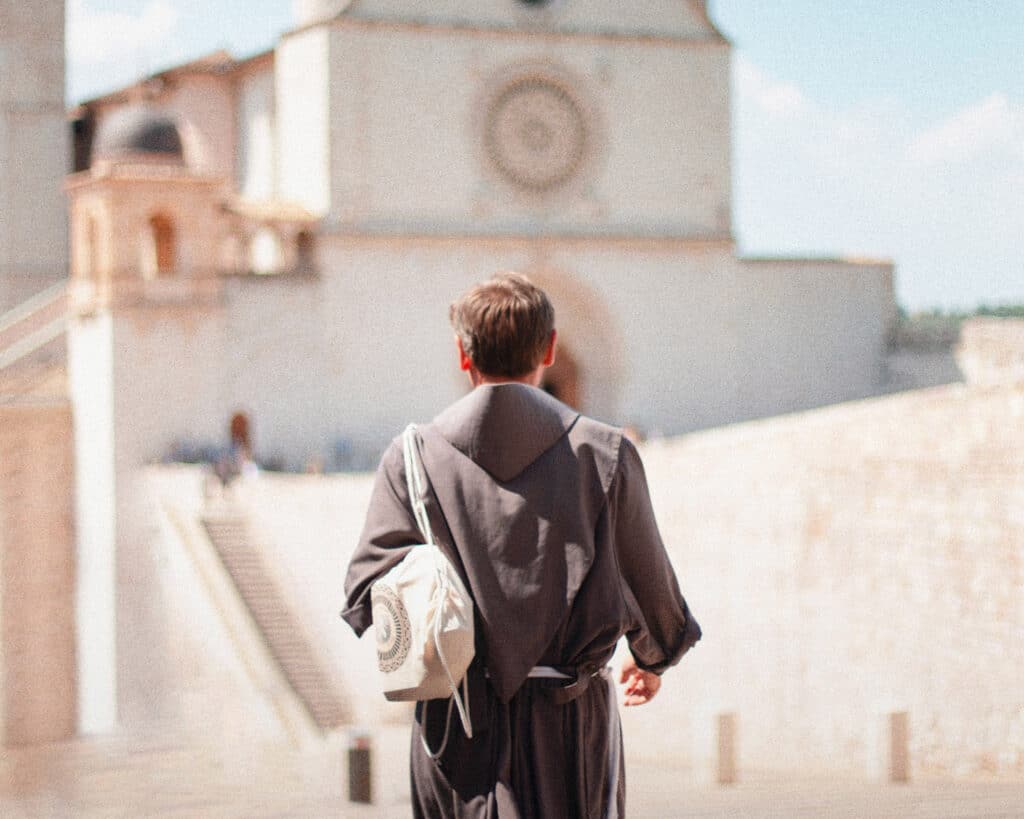 munk-assisi-umbrien-AdobeStock_453456917